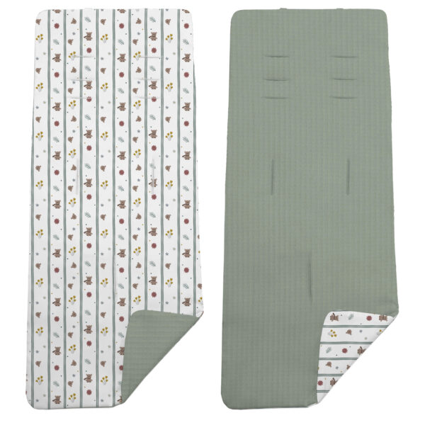 Colchoneta Reversible Miguel verde