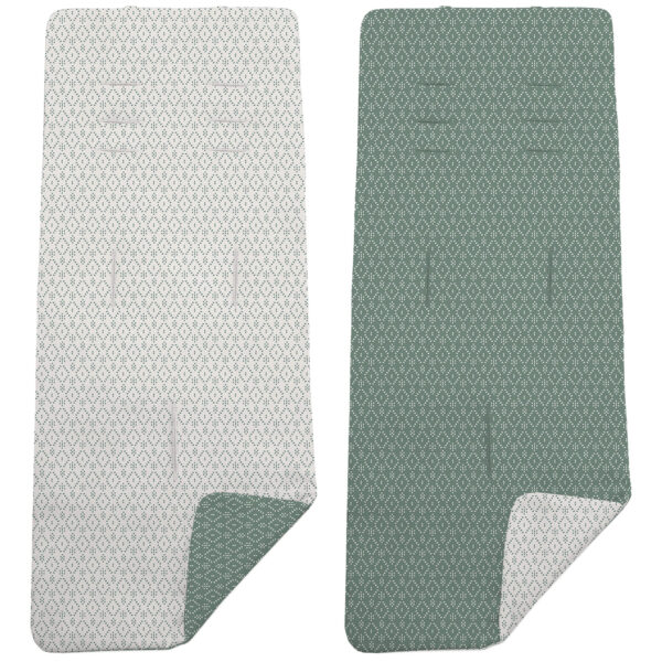Colchoneta Reversible Nepal invierno verde
