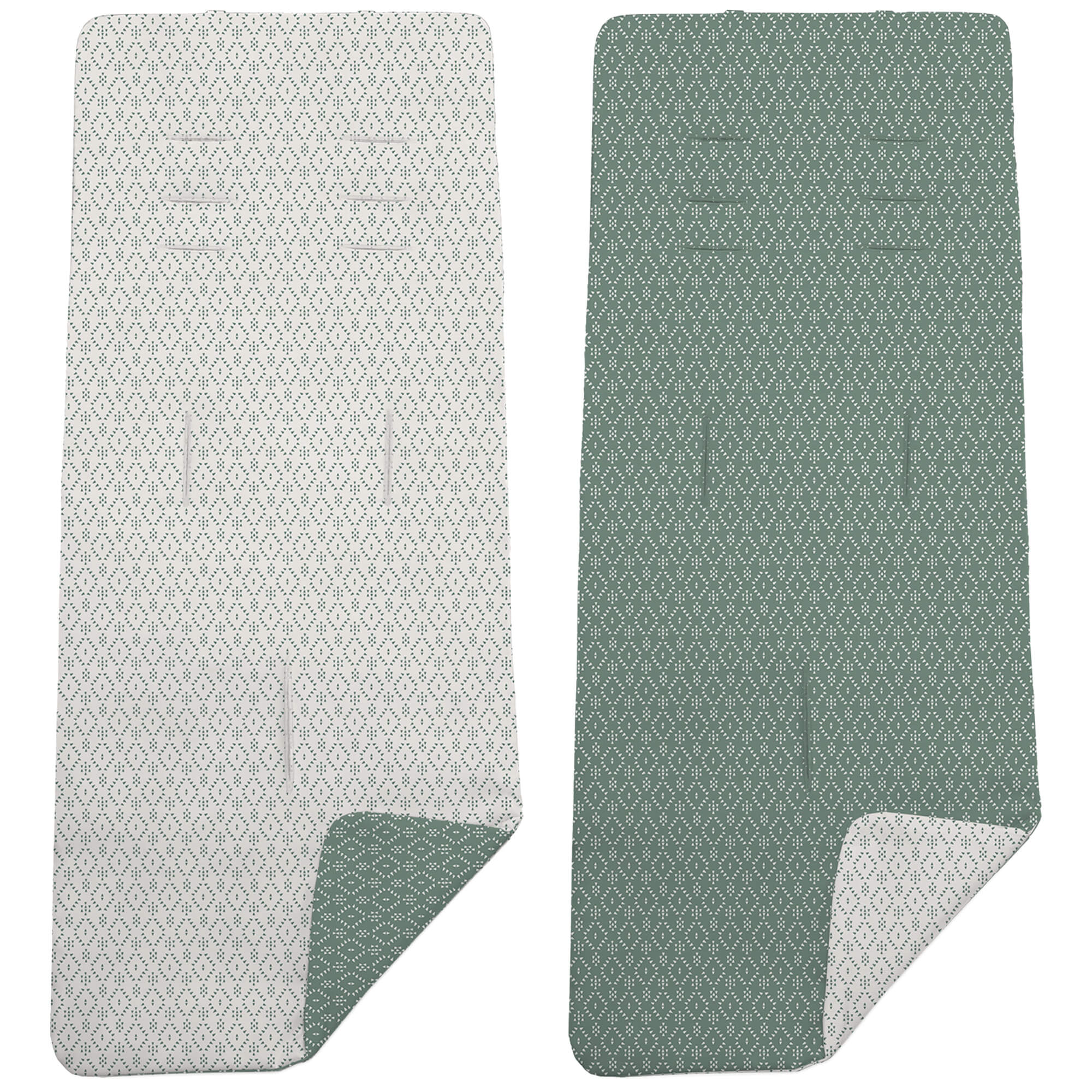 Colchoneta Reversible Nepal invierno verde