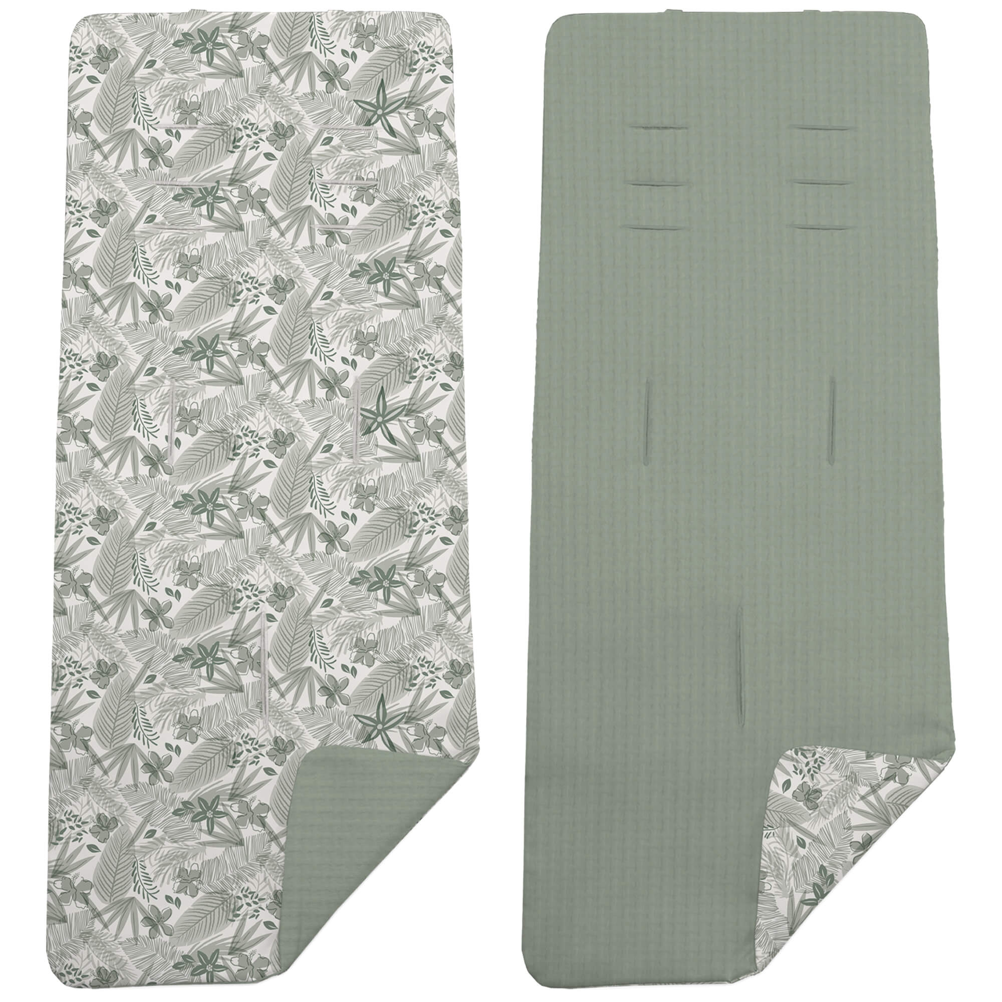 Colchoneta Reversible Piccolo invierno verde