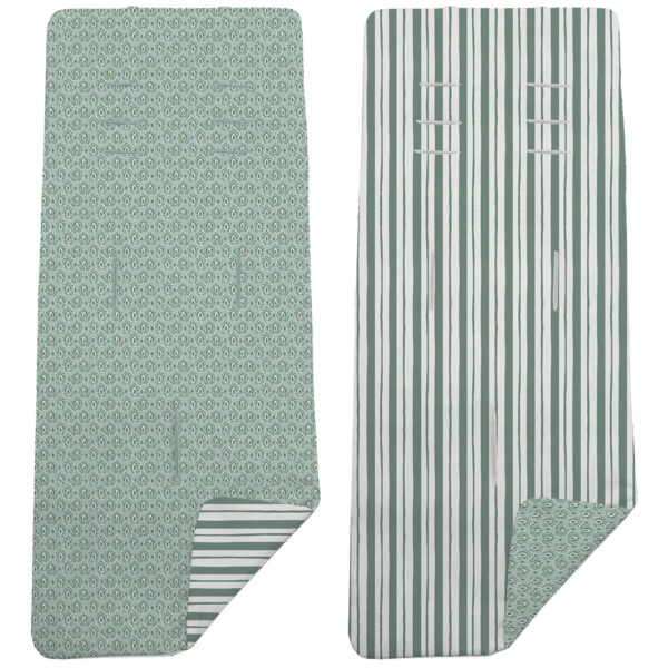 Colchoneta Reversible Provenza invierno verde