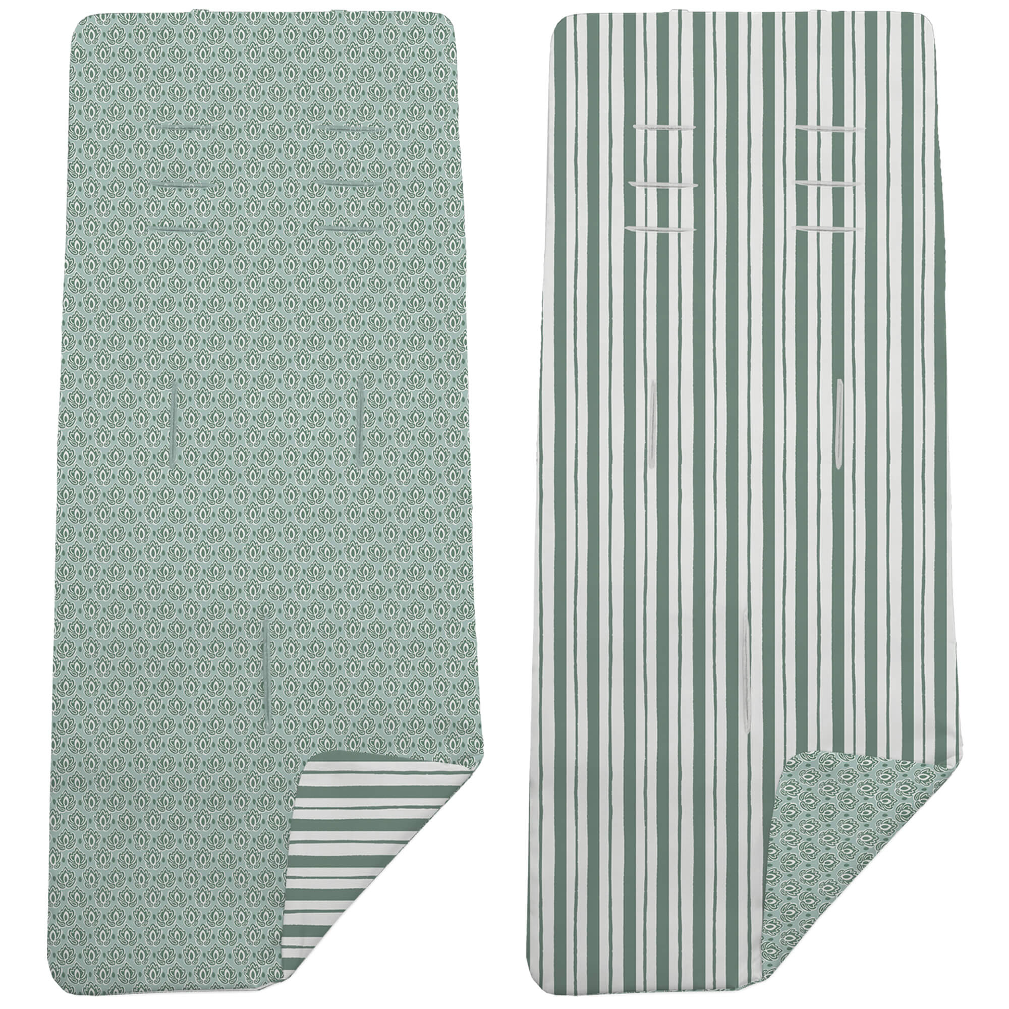Colchoneta Reversible Provenza invierno verde Colchoneta Reversible Provenza invierno verde