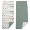 Colchoneta Reversible Sorrento villela verde