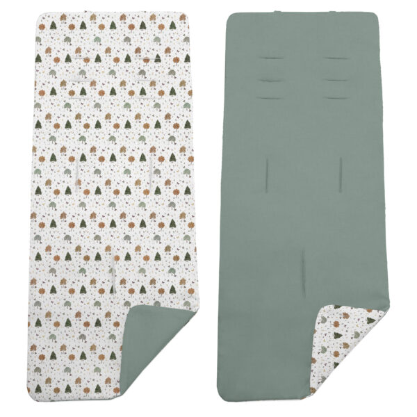 Colchoneta Reversible Sorrento villela verde