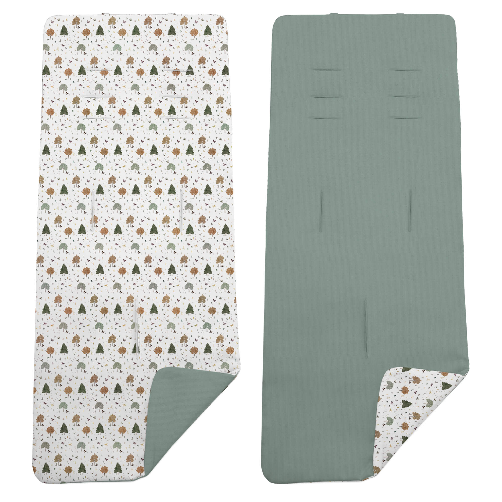 Colchoneta Reversible Sorrento villela verde