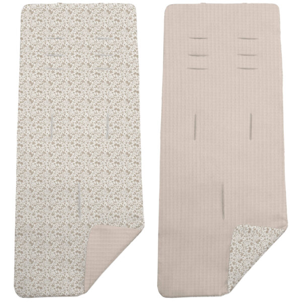 Colchoneta Reversible Versalles invierno tostado