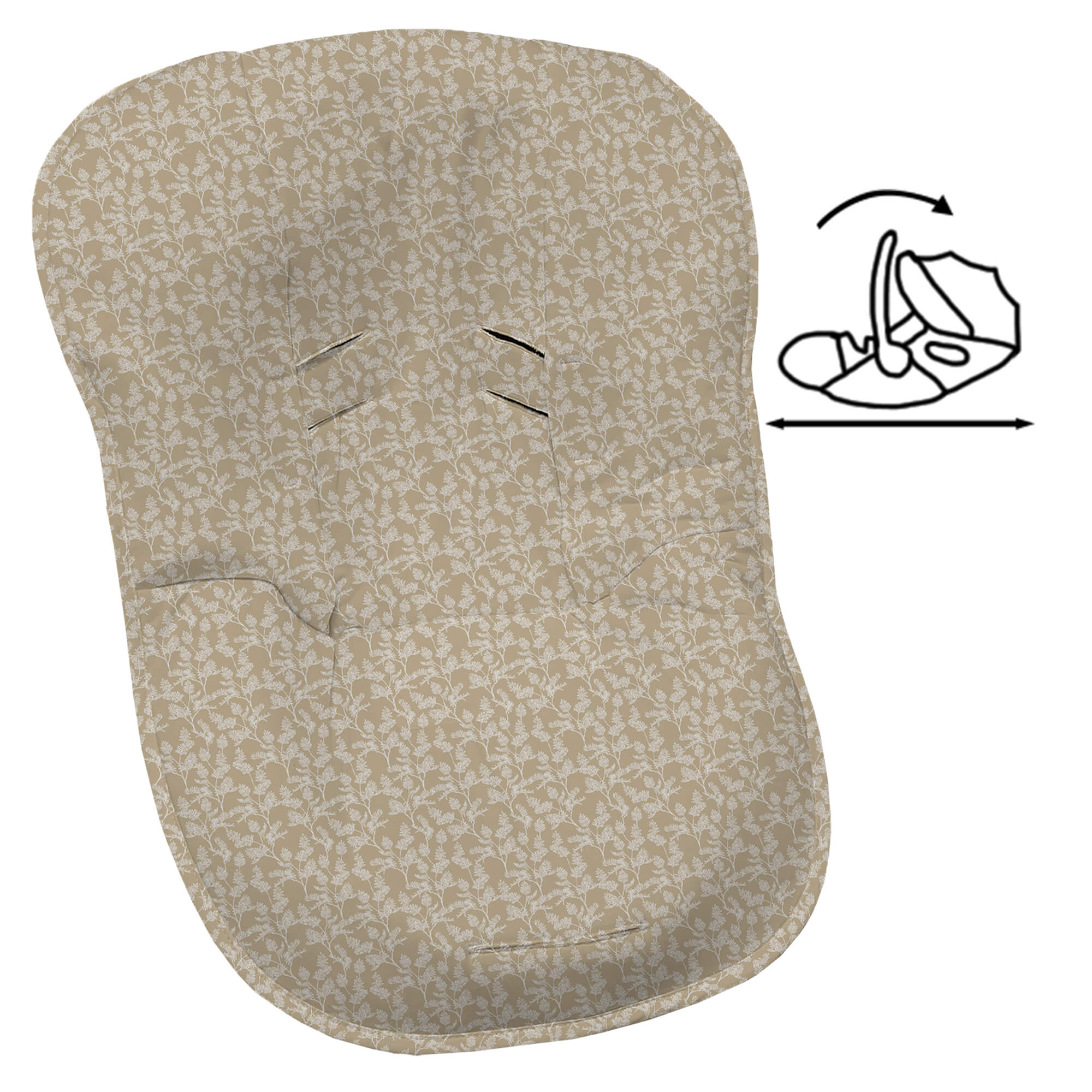 Funda para grupo cero modular Alba tostado