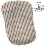 3787 Fundas Grupo Cero Colección Invierno Provenza Rayas Marrón