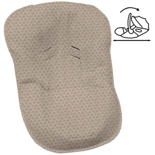 Funda para grupo cero modular Provenza invierno Tulipanes marron