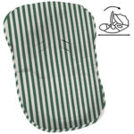 3781 Fundas Grupo Cero Colección Invierno Rayas Verde