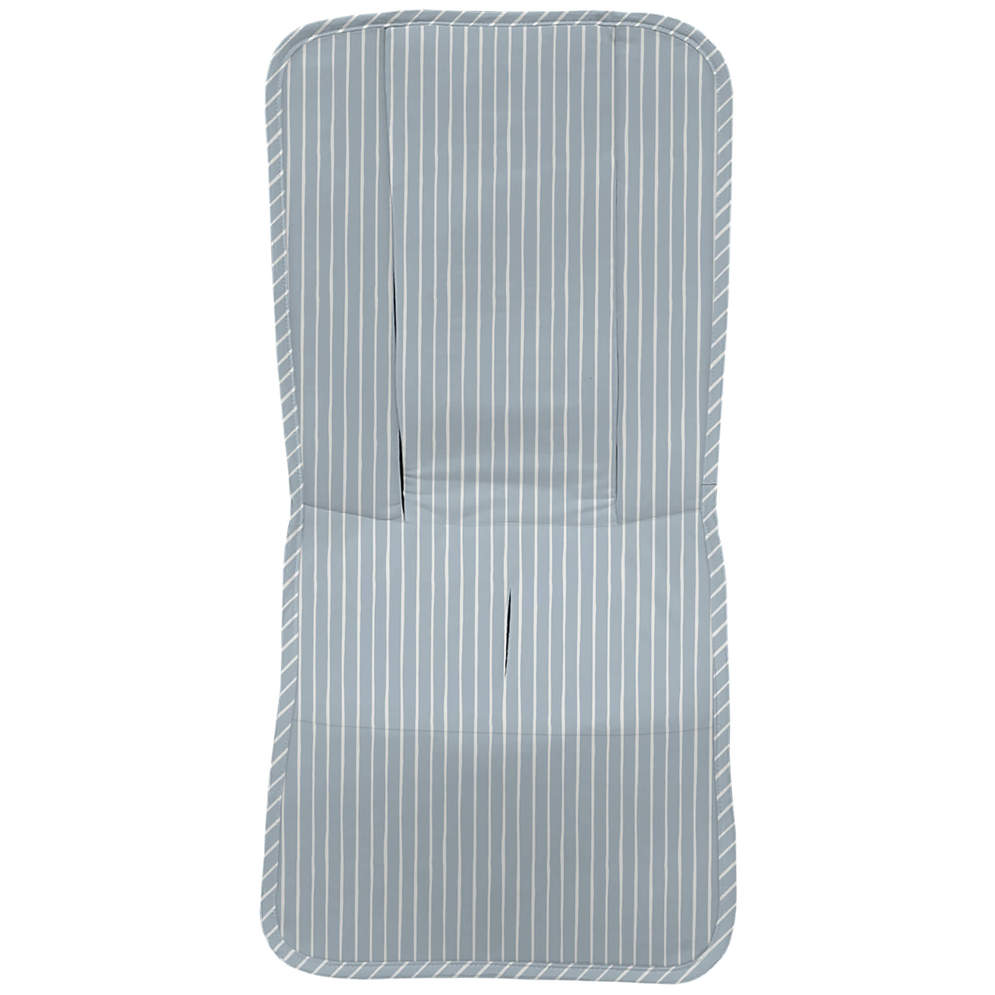 Funda Recta para silla Iris invierno Rayas azul