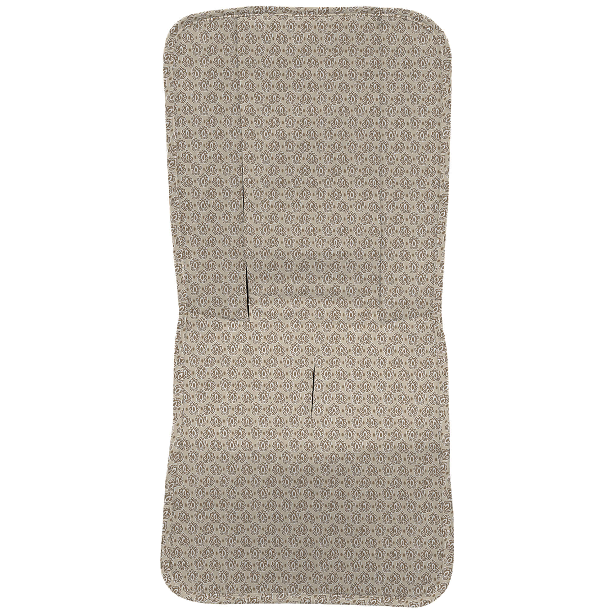 Funda Recta para silla Provenza invierno Tulipanes marron