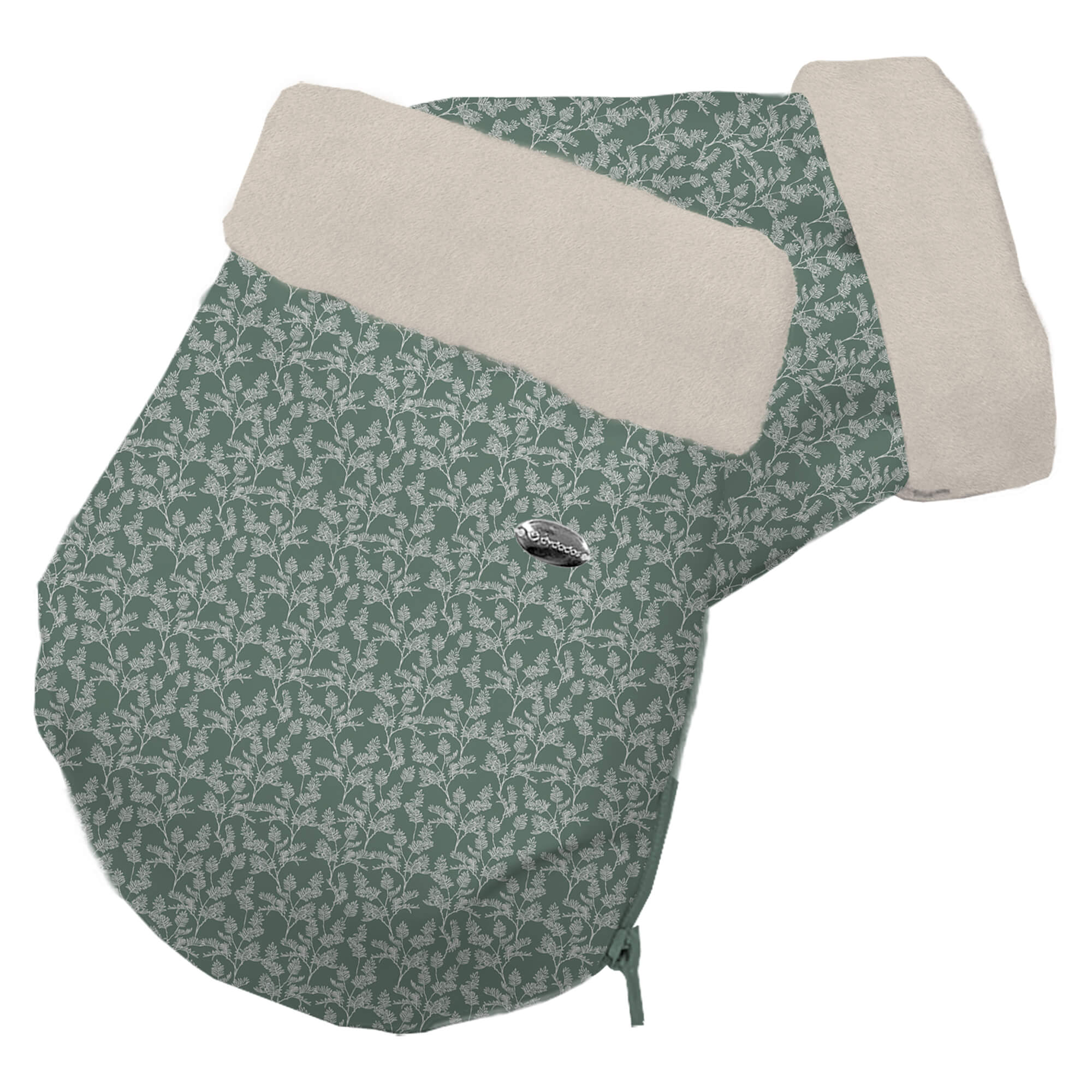 Guantes para carro Alba verde pelo crudo