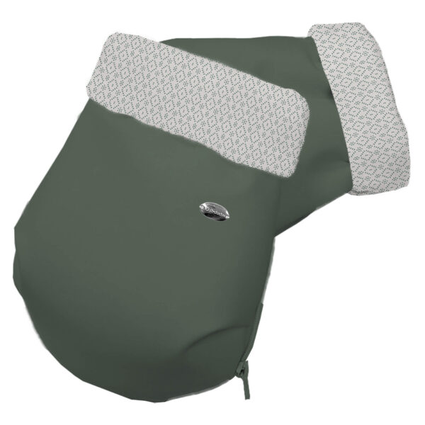 Guantes para carro Nepal invierno verde pelo estampado
