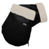 Guantes para carro polipiel negro pelo crudo