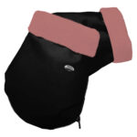 1826 Guantes Polipiel Negro con Maquillaje
