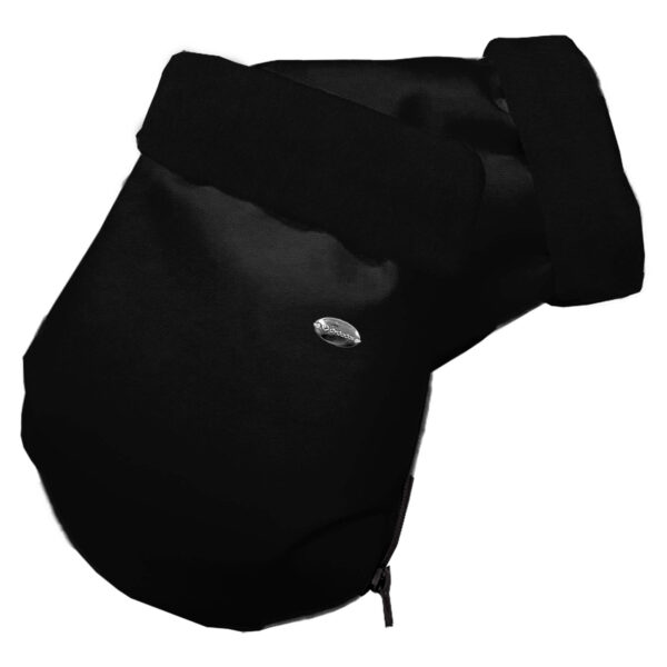 Guantes para carro polipiel negro pelo negro
