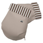 4581 Guantes Invierno Rayas Marrón con Tostado