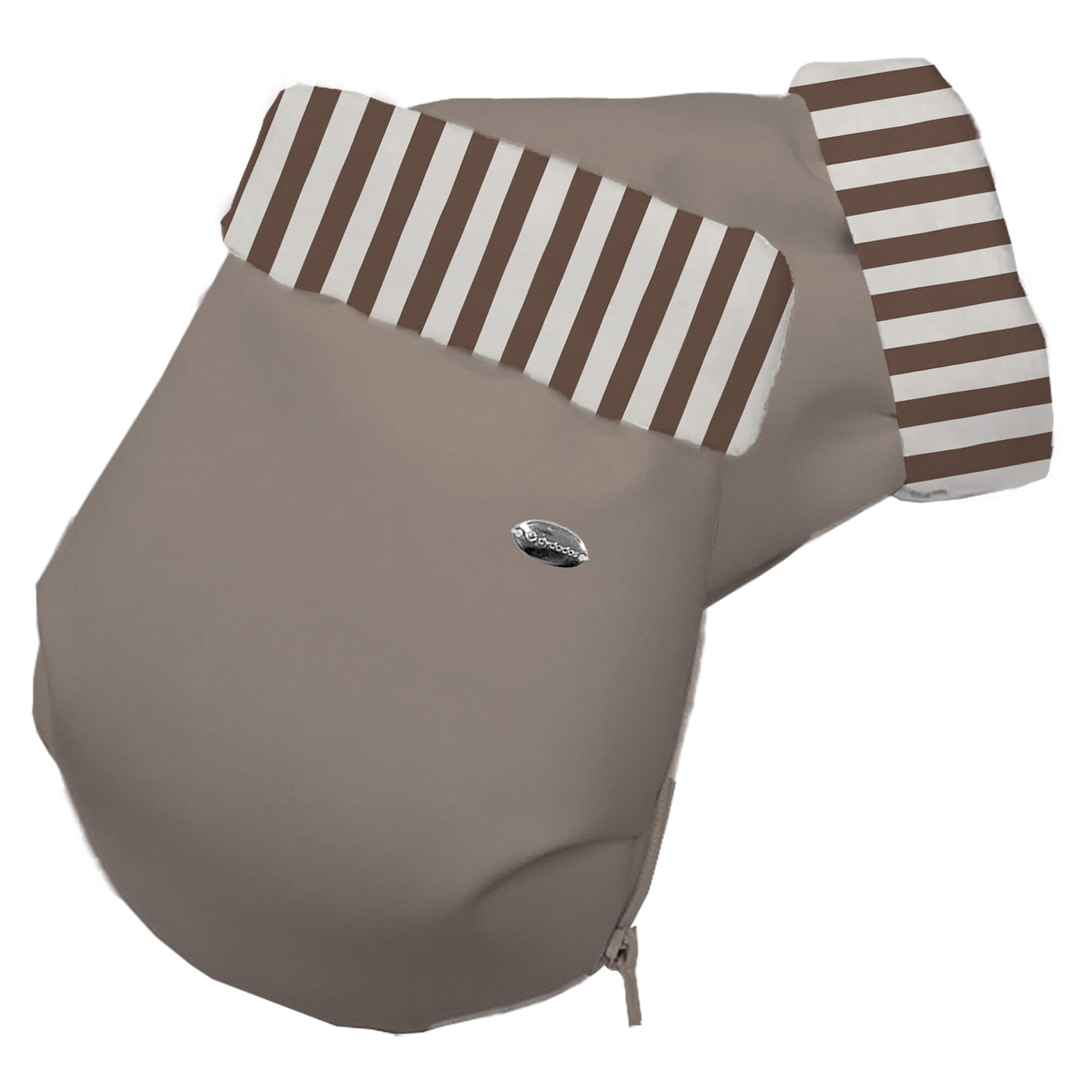 Guantes Rayas marron polipiel visón pelo estampado Guantes para carro Rayas marron polipiel visón pelo estampado