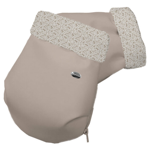 Guantes para carro Versalles invierno verde pelo estampado