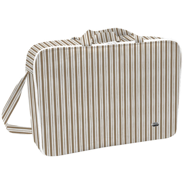 Maleta para bebé Grande Provenza Invierno Rayas marron