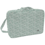 4067 Maletas Colección Invierno Iris Flores Verde