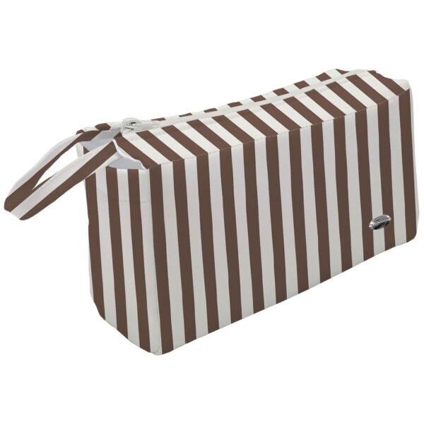 Neceser Rayas marron