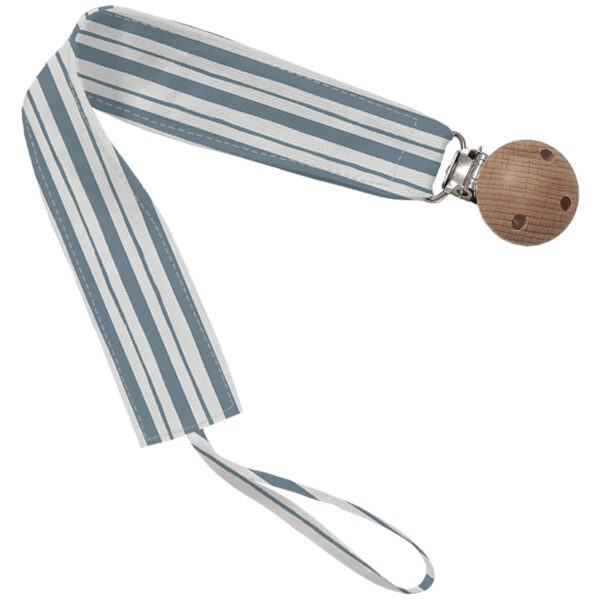 Pinza de Chupete Provenza Invierno Rayas azul