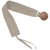 Pinza de Chupete Provenza Invierno Tulipanes marron
