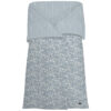Saco Arrullo Iris Invierno azul villela estampada