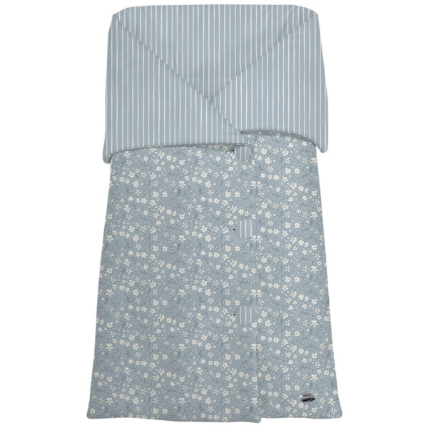 Saco Arrullo Iris Invierno azul villela estampada