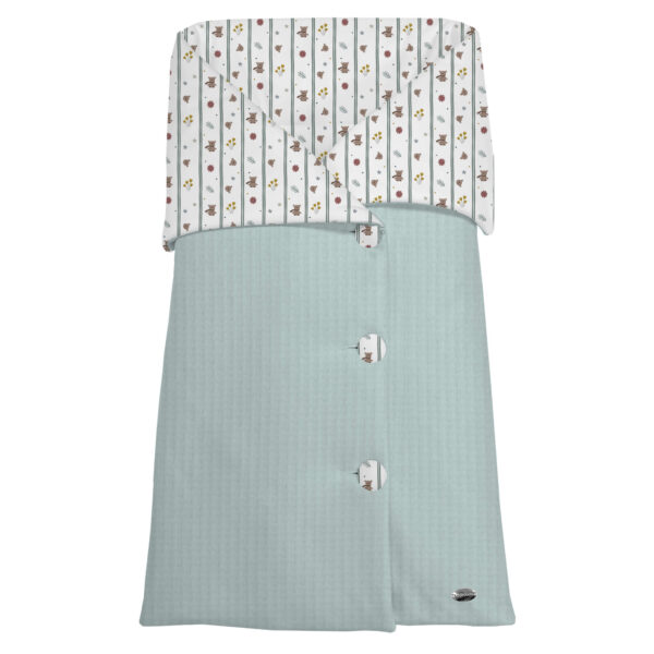 Saco Arrullo Miguel roma menta villela estampada