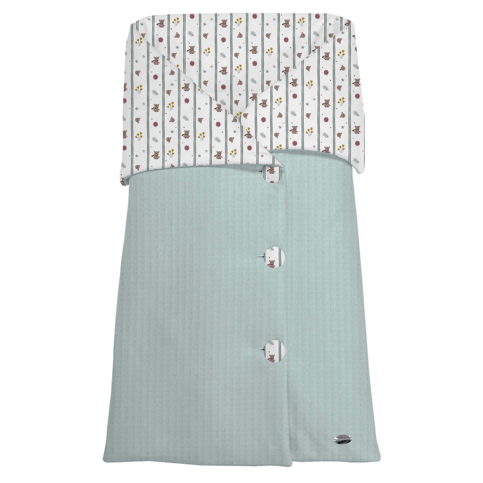 Saco Arrullo Miguel roma menta villela estampada
