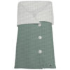 Saco Arrullo Nepal Invierno verde villela estampada