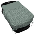 4405 Sacos Capazo Con Colcha Invierno Alba Verde con Verde