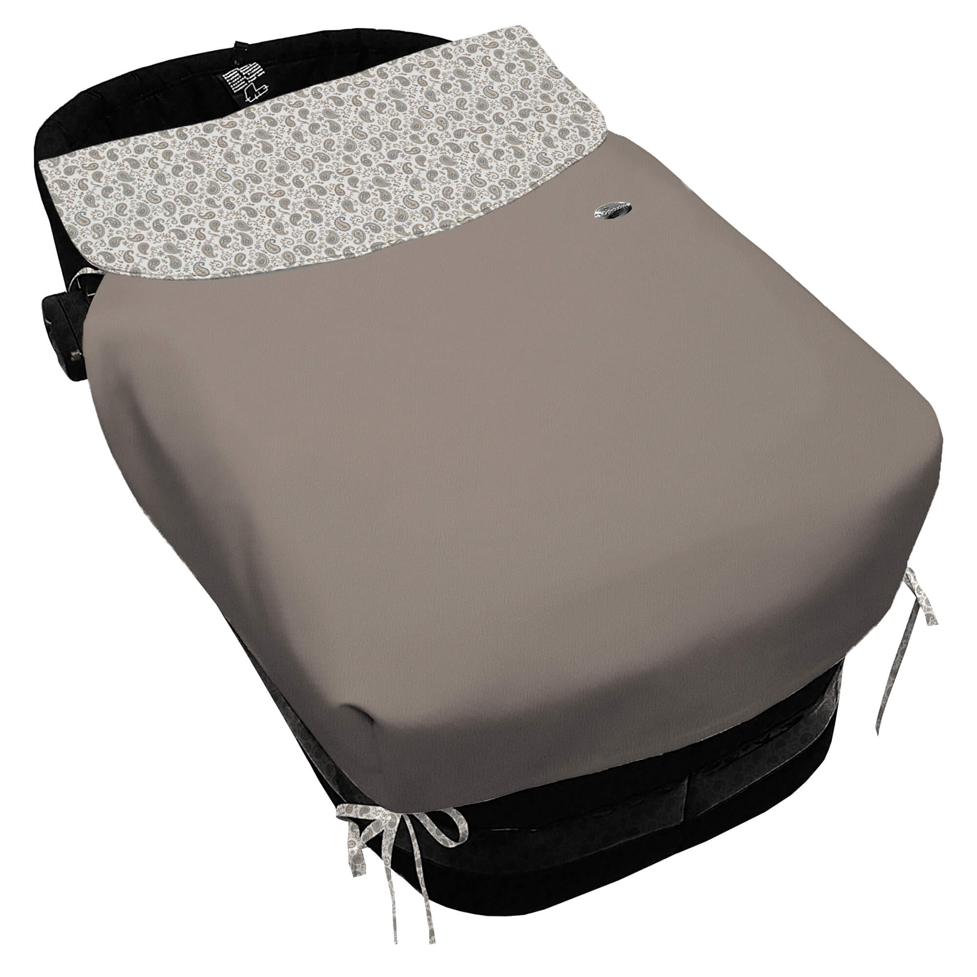 Saco para Capazo con Colcha con Lazos Atenas Invierno visón pelo estampado