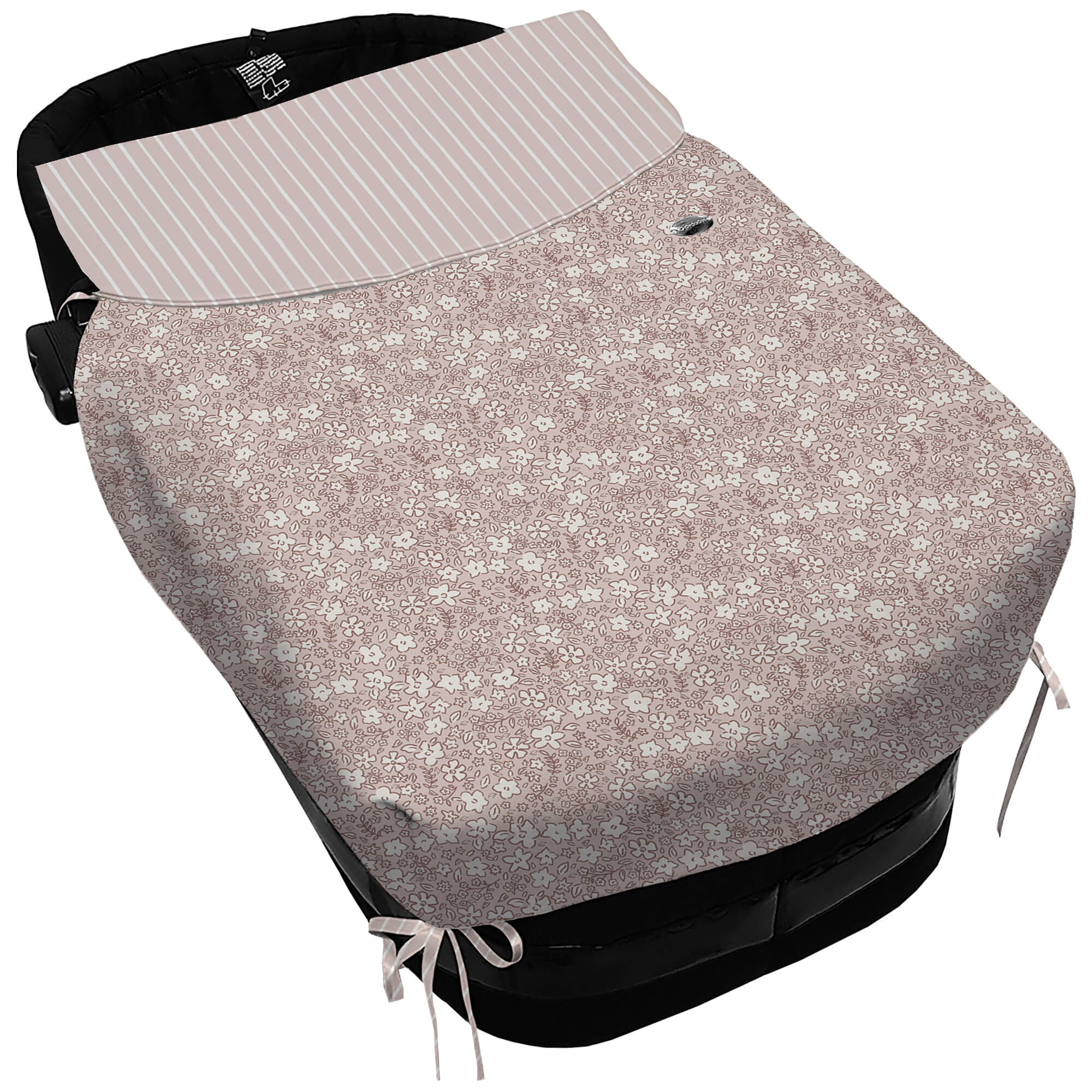 Saco para Capazo con Colcha con Lazos Iris Invierno maquillaje villela estampada