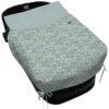 Saco para Capazo con Colcha con Lazos Iris Invierno verde villela estampada