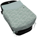 4411 Sacos Capazo Con Colcha Invierno Iris Verde