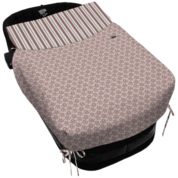 Saco para Capazo con Colcha con Lazos Porvenza Invierno maquillaje villela estampada