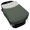 Saco para Capazo con Colcha con Lazos Sicilia polipiel verde villela estampada