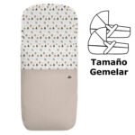 3638 Sacos Invierno para Capazo Sicilia Roma Tostado