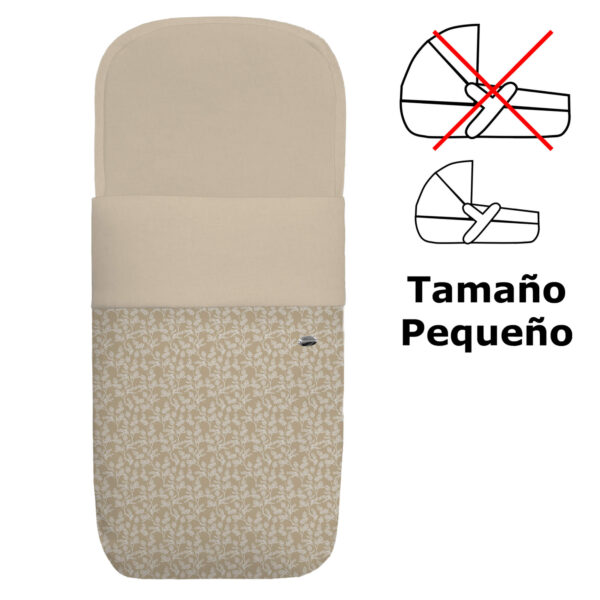 Saco para Capazo Pequeño Alba tostado villela tostado