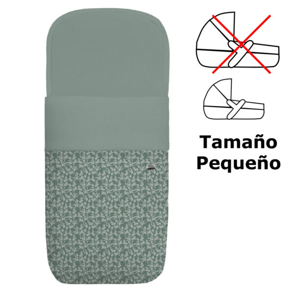 Saco para Capazo Pequeño Alba verde villela verde