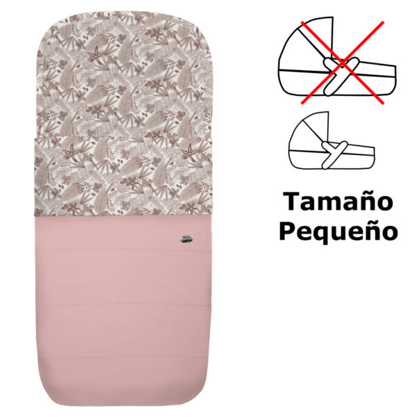 Saco para Capazo Pequeño Piccolo Invierno maquillaje villela estampada