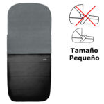 3046 Sacos Capazo Polipiel Negro con Gris Marengo