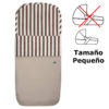 Saco para Capazo Pequeño Rayas marron polipiel tostado pelo estampado