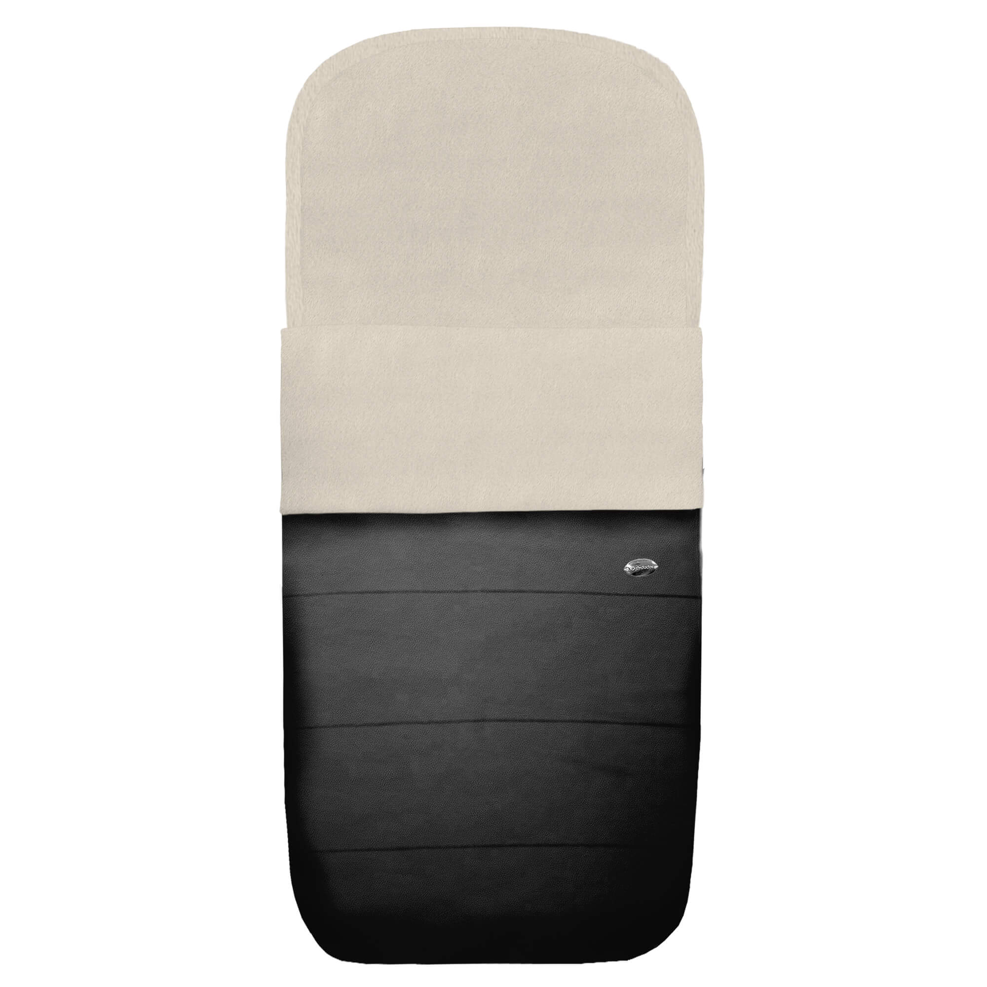 Saco para capazo polipiel negro pelo crudo