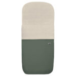 3053 Sacos Capazo Polipiel Verde con Crudo