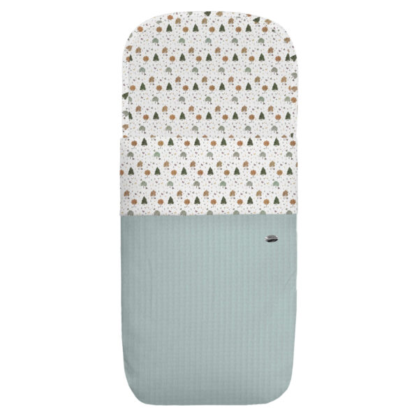 Saco para Capazo Sicilia roma menta villela estampada